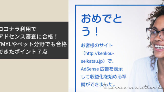 アドセンス審査に通らないなら試すことは？YMYLや地元のことで合格できたポイント７点